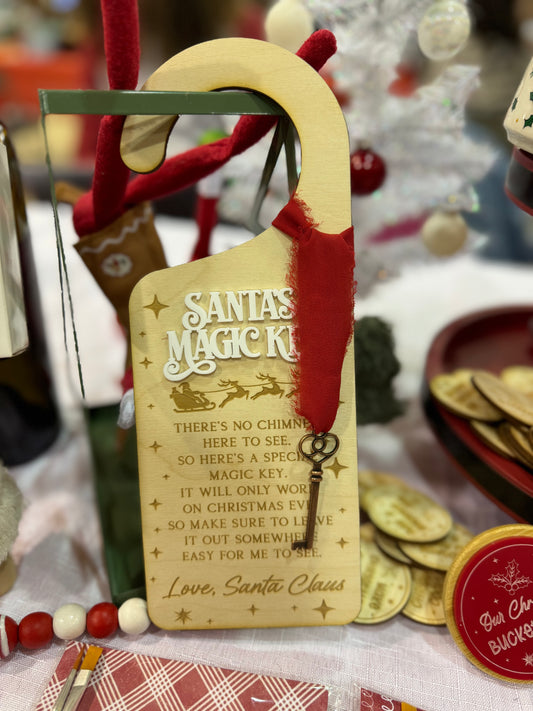 Santa's Magic Key Door Hanger