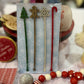 4 set Small Christmas Drink Stirrer