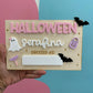 Halloween Memory Sign