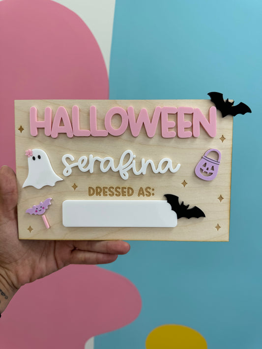Halloween Memory Sign